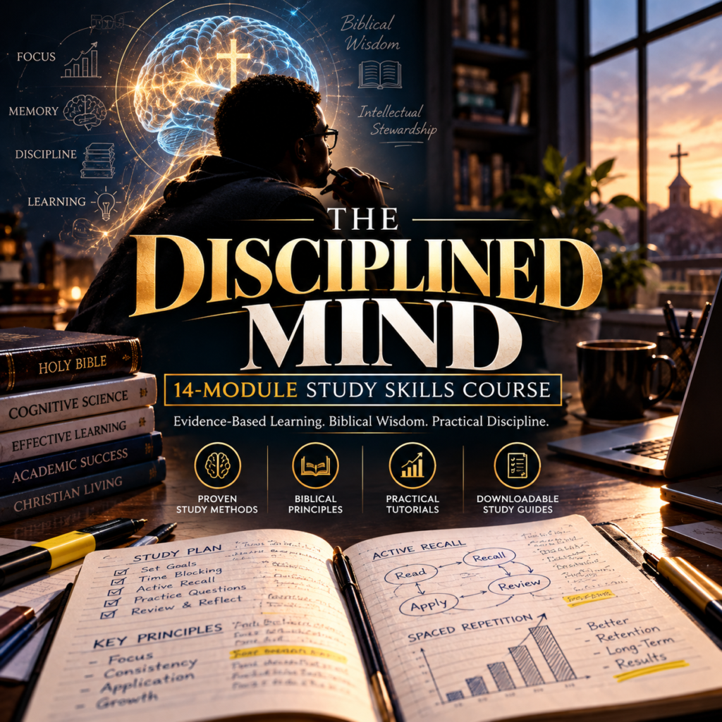 The Disciplined Mind: 14-Module Christian Study Skills Course
